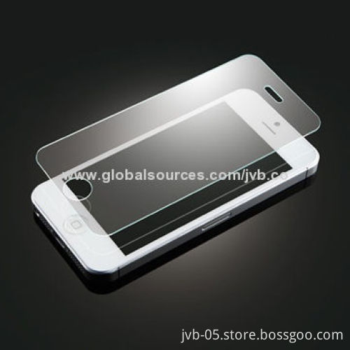Tempered-glass Screen Guard for iPhone 5/5S with Oleophobic Coating
